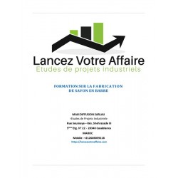 CREEZ UNE UNITE DE FABRICATION DE SAVON EN BARRE SEMI-AUTOMATIQUE