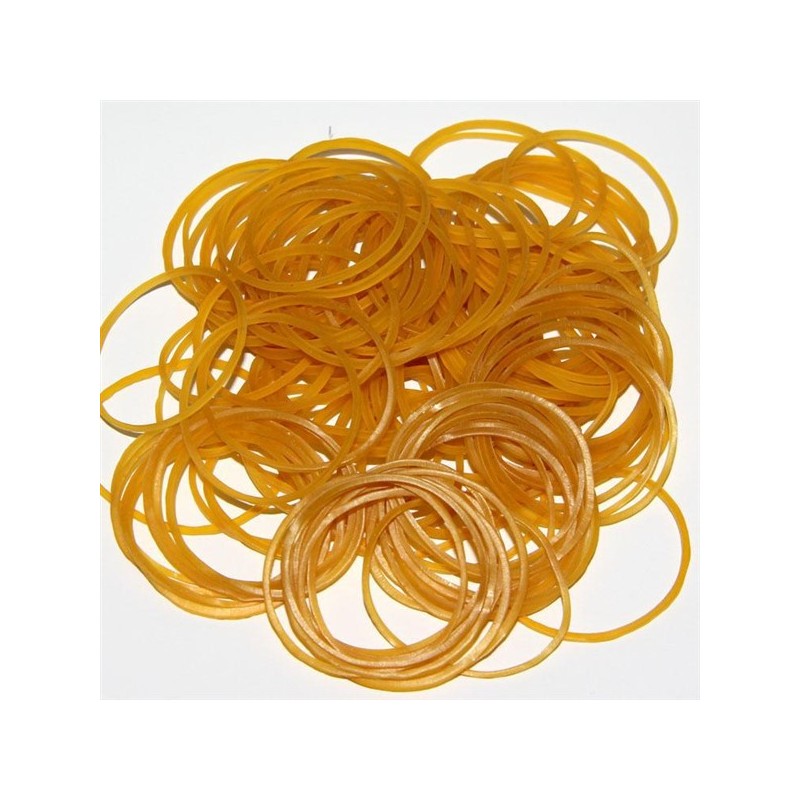 Élastiques En Caoutchouc 60 Mm - Lot De 190 G (environ 550 Pièces) - Beige - Pour Bureau, Rangement, Bricolage