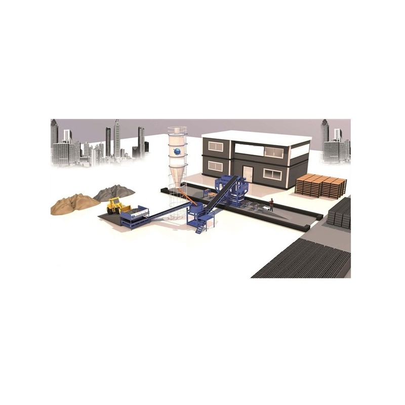 CREEZ UNE UNITE DE FABRICATION D'AGGLOS: PARPAINGS, BORDURES, HOURDIS, CHAINAGES ET PAVES